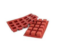 Silikomart Professional SF105 Silicone Baking Mold Cube 1.45 Oz Volume, 1.38 inch x 1.38 inch x 1.38 inch, 15 Cavities (1 Each)