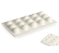 Silikomart Professional Silicone Baking Mold, Mini Truffle 15 Cavities (1 Each)