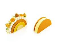 Silikomart Rainbow 80 Silicone Baking Mold with 9 Cavities 0.83 Inch x 3.94 Inch x 1.97 Inch High