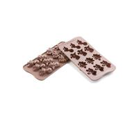 silikomart - SCG16 Dino - Silicone Chocolate Mould Dino, Brown