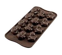 silikomart - SCG27 Choco Angels - Silicone Chocolate Angels Mould, Brown