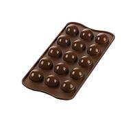 silikomart | SCG50 Silicone Mould for TARTUFINO Chocolates, Non-Stick, 15 Tartufini, Pack of 1 Mould for Sweets, Easy Choc 3D, Ø 25 h 22 mm, Made in Italy