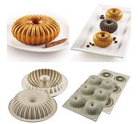 Silikomart - Set RAGGIO, MINI RAGGIO - STAMPI in Silicone 3D Design