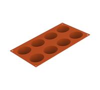 Silikomart Silicone Mould Semi-Sphere, Large, 60 mm, Terracotta, L