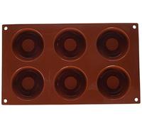 Silikomart 20.012.00.0065 Mould Donuts 72mm, Silicone, Terracotta