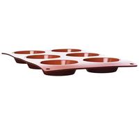 Silikomart | SF016 Silicone Mould for TARTELLETTA Monoportions, Non-Stick, 6 Cavities, Pack of 1 Cake Mould, Ø 70 h 20 mm, Made in Italy