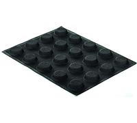 silikomart | SF026 Microperforated Silicone Cake Mould AIRPLUS 16 Round, Non-Stick, 20 Monoportions, Pack of 1 Cake and Savoury Mould, 300 x 400 mm, Made in Italy
