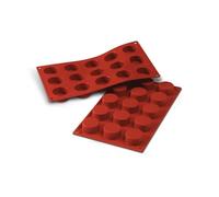 Silikomart SF027 Petit-Fours - Silicone Mould ø40 H 20 MM, Terracotta