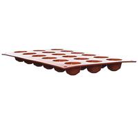 Silikomart | SF048 Silicone Mould for Diamante Monoportions, Non-Stick, 18 Cavities, Pack of 1 Cake Mould, Ø 35 h 23 mm, Made in Italy