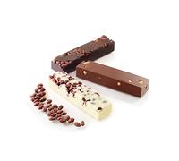 Silikomart SF184 Silicone mould for MY SNACK Monoportions, Non-stick, 100 x 26 h 16 mm Volume 8 x 40 ml Tot. 320 m, Brown