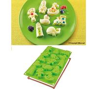silikomart | SF208 Silicone Mould for Fancy Toys Chocolates, Non-Stick, 15 Monoportions, Theme Toys, Pack of 1 Cake Mould, 300 x 175 mm, h 22 mm, Made in Italy