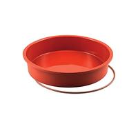 Silikomart | SFT126 Silicone Cake Mould Rolled Mould, Non-Stick, Pack of 1 Cake Mould with Safe Ring, Ø 260 h 45 mm, Volume 2,2 l, Made in Italy