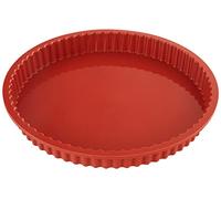 Silikomart | SFT426 Silicone CROSTATA Mould, Non-Stick, Pack of 1 Mould with Safe Ring, Ø 260 h 30 mm, Volume 1,3 l, Made in Italy