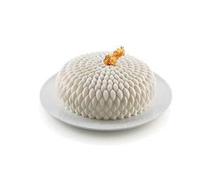 Silikomart | Silicone Cake Mould Modern HONORÉ, Non-Stick, Pack of 1 Cake Mould, 3D Design, Ø 195 h 70 mm, Volume 1600 ml, Made in Italy
