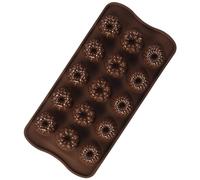 Silikomart Silicone Chocolate Mould Fantasy, Brown