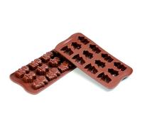 Silikomart Silicone Chocolate Mould Robochoc, Brown