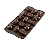 Silikomart Silicone Chocolate Mould Winter, Brown