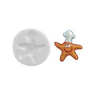 Silikomart | Silicone Mold, Chef Star Shape, Dimensions 35 x 35 mm, Made in Italy