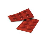 Silikomart Silicone Mould Semi-Sphere, Large, 60 mm, Terracotta, L