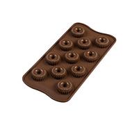 silikomart Silicone Mould Choco Crown, Brown, 22.149.77.0065