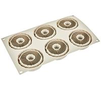 silikomart | Silicone Mould for MINI INTRECCIO Monoportions, Non-Stick, 6 Monoportions, Pack of 1 Cake Mould, 3D Design, Ø 75 h 35 mm, Volume 630 ml, Made in Italy
