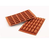 Silikomart Silicone Mould No. 30 Mini Buche, Terracotta