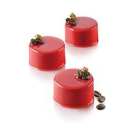 Silikomart Silicone Mould No. 8 Cylinders, 63 mm, Terracotta