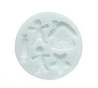 Silikomart Silicone Mould Sugarflex Christmas, White