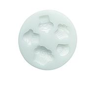 Silikomart Silicone Mould Sugarflex Cupcakes, White