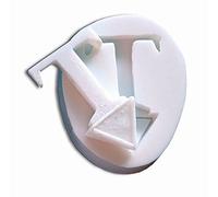Silikomart Silicone Mould Sugarflex Letter T, White