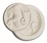 silikomart | Silicone Sugar Paste Mould ARIES, Cake Decoration Mould Zodiac Signs, Aries Shape, Ø38mm, Made in Italy