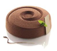 Silikomart Vortex Silicone Cake Mould 18 cm 1000 ml White, Semifreddo Mousse