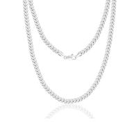 SILILUN Cuban Link Chain for Men 14K/18K Gold Miami Curb Chain Durable Necklace Hip Hop Jewelry, 20 inches, Stainless Steel, No Gemstone