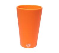 Silipint: 16oz Silicone Pint Glass - Unbreakable, Reusable, Dishwasher Safe, Microwave Safe, BPA Free, Non-Toxic Drinkware - Orange