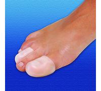 Silipos | 100% All Gel | Digital Toe Caps x2 | Pure Gel Toe Protection | Conditions & Softens | Protects against Pressure & Friction | Large / X Large
