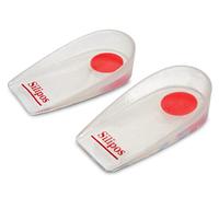 Silipos Brand Gel Heel Pads for Plantar Fasciitis - Premium Quality Silicone Heel Protectors with Soft Spot for Spur Pain Relief, Heel Cups Designed to Fit Most Shoes - Made in The USA