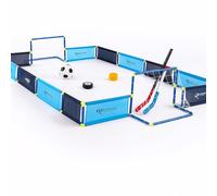 Silipull 2-in-1 Knee Ice Hockey Set Rink Soccer Ball Indoor Mini Hockey Goals Thanksgiving, Christmas and Halloween Birthday Gifts