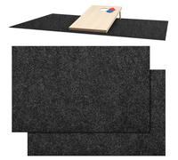 Silipull 2 Pcs Cornhole Mats 60 x 96 Inch Professional Cornhole Pitch Pads Cornhole Board Pad from Slipping Cornhole Mats for Under The Boards Keep Tossing Bags Clean and Secure Footing
