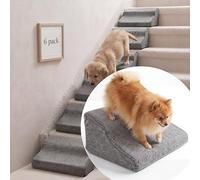 Silipull 6 Pcs Dog Ramp for Stairs, 2-Step Non-Slip Lightweight Pet Ramps