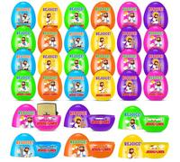 Silipull 72 Pcs Rejoice Religious Easter Eggs Empty Bulk Resurrection Easter Story Decorations Plastic Fillable Christian Jesus Gifts for Egg Hunt Sunday School, Holy Week Party Favors