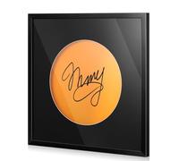 Silipull Drum Head Display Frame Wall Mount Wooden Drum Head Display Case Cabinet W/98% UV Acrylic Door Lockable Rack Storage Shadow Box for Collection Musician Collector Memorabilia (12" Drumhead)