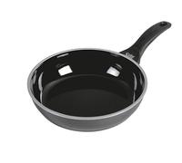 Silit 2110181835 Uncoated Professional with Flame Protection Silargan Functional Ceramic Frying Pan, Black, 24 cm