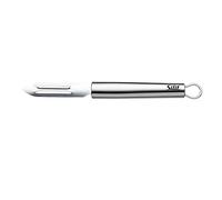 Silit Classic Line Peeler 19 cm, Vegetable Peeler Rustproof Polished Stainless Steel, Potato Peeler, Fruit Peeler, Cucumber Peeler, Dishwasher Safe