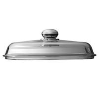 Silit Glass Lid with Metal Handle, Transparent, 28 cm