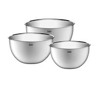 Silit Kitchen Bowl Set 3 Pieces Stainless Steel Bowls Multifunctional Mixing Bowl Stainless Steel Salad Bowl Serving Bowl Stackable