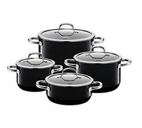 Silit "Passion Cookware Set, Black, 4-Piece