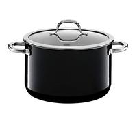 Silit "Passion High Casserole with Lid, Black, 24 cm