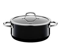 Silit Passion Hollow Handles Silargan Functional Ceramic Pot, Black, 24 cm, 4.4 Litre