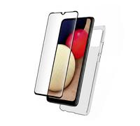Silitrans Pack Soft Case/2.5D Glass Screen Protector for Galaxy A03s