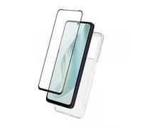 Silitrans Pack Soft Case and Tempered Glass Screen Protector for Honor X5c Plus